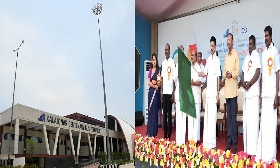 CM Stalin Inaugurates Kalaignar Centenary Bus Terminus In Chennai