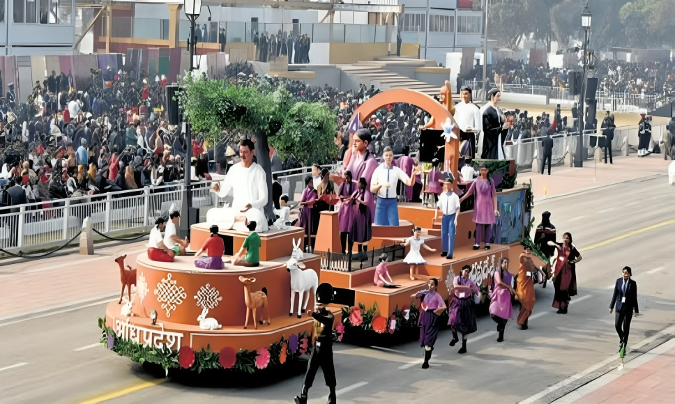 Republic Day Parade: Andhra Pradesh Tableau Shows ‘Transforming School Education’