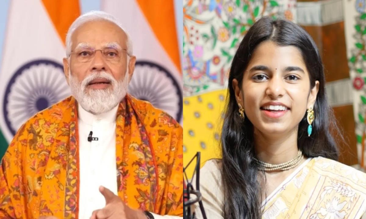 PM Modi Lauds Bihar-Based Famous Singer Maithili Thakur