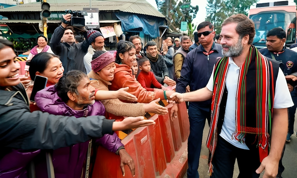 5th Day Of Rahul’s Bharat Jodo Nyay Yatra Begins In Nagaland