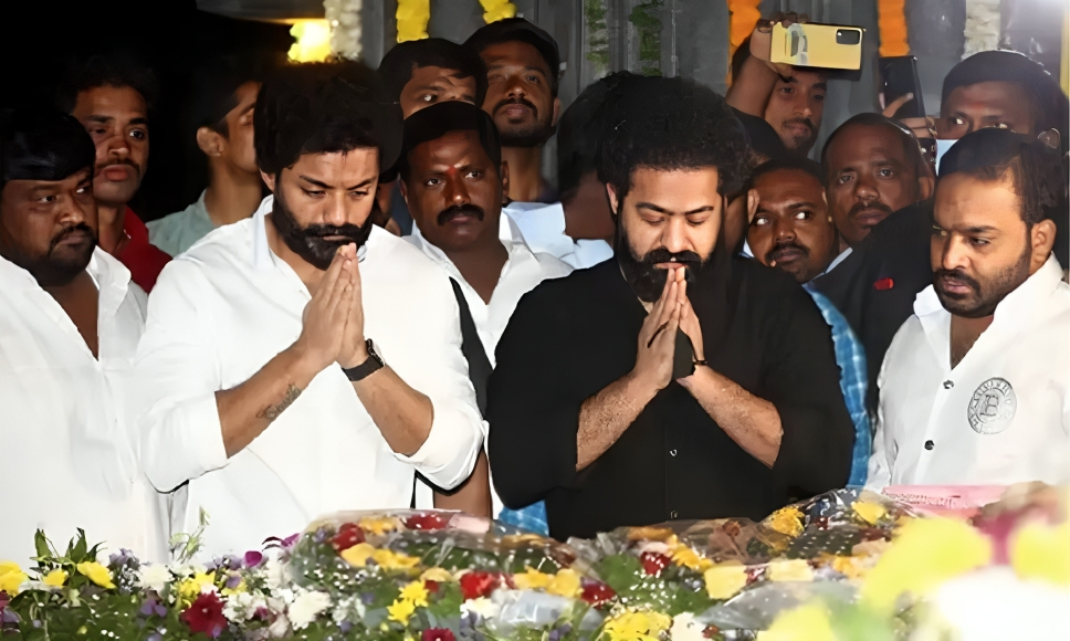 RRR Actor Jr. NTR Pays Tribute To Late CM NTR On His Death Anniversary