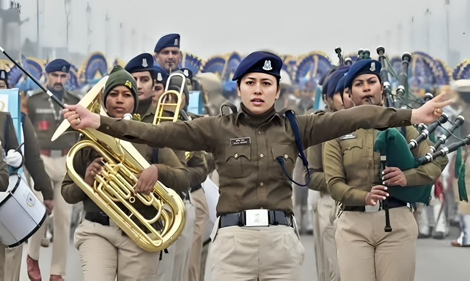 Dress Rehearsals For Armed Forces Underway For 75th Republic Day Parade