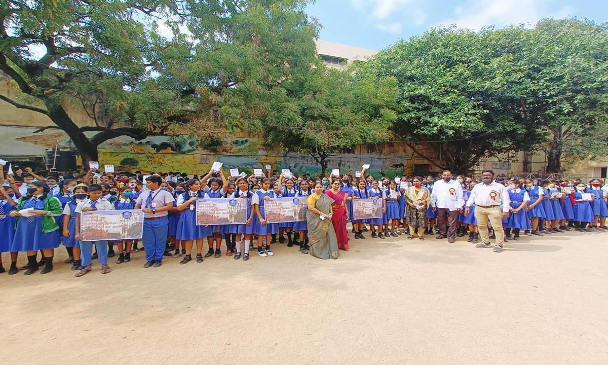 National Girl Child Day: SHE Teams Conduct Awareness Drive At Hyderabad Schools