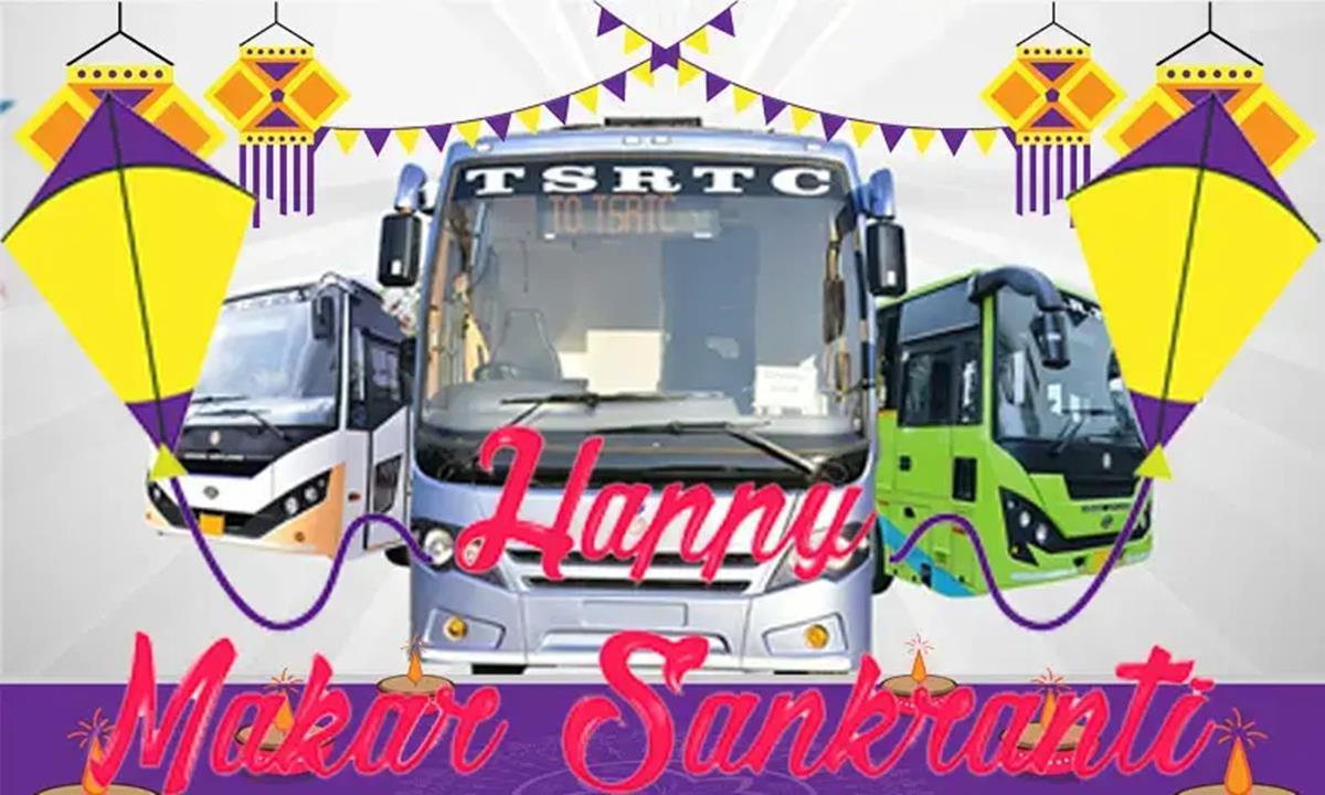 TSRTC Will Run 4,484 Special Buses Ahead Of Sankranti Festival