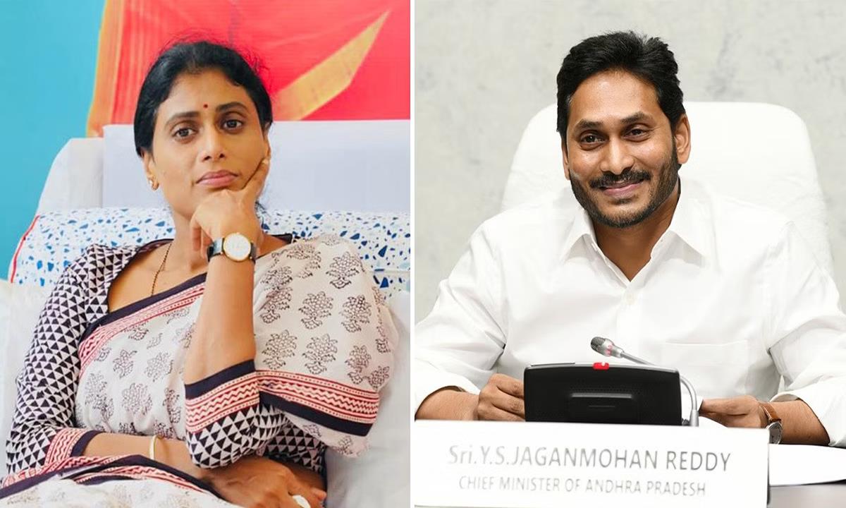 CM Jagan’s Sister Sharmila Will Merge YSRTP With Congress Today