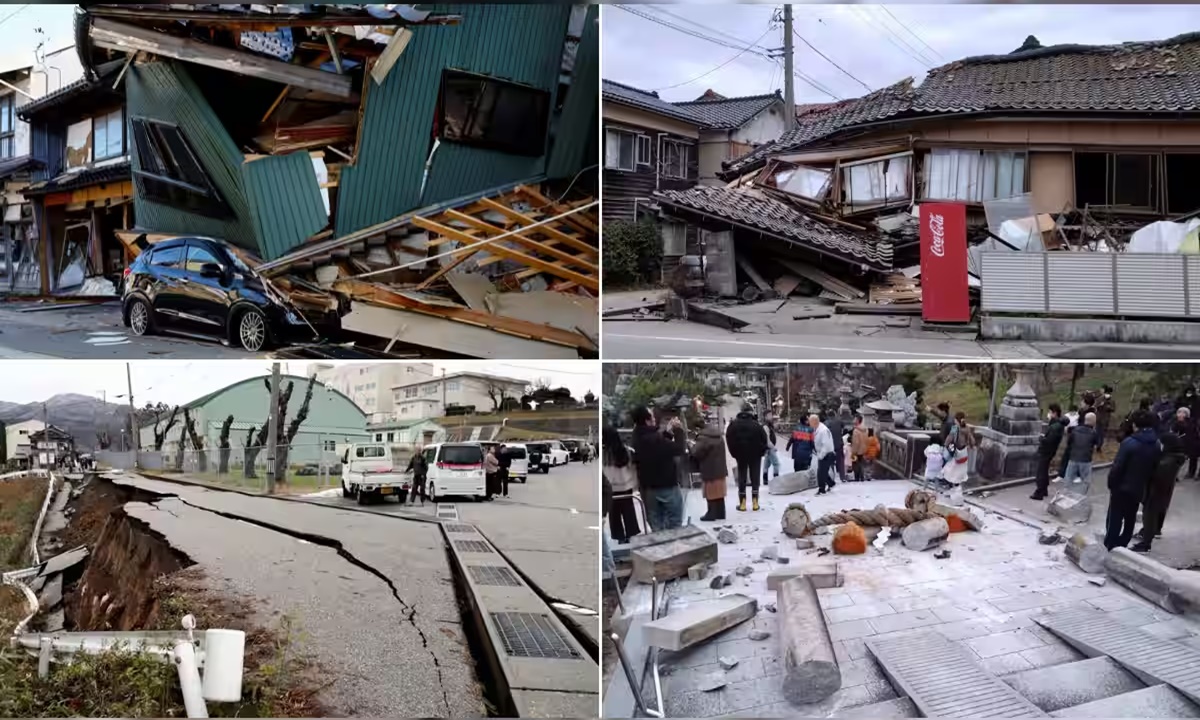 155 Earthquakes Hit Japan On New Year Day, 12 Dead