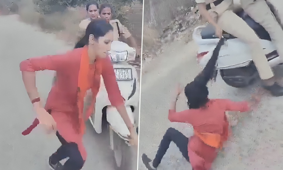 Telangana Cops Drag Protesting Student By Hair: Viral