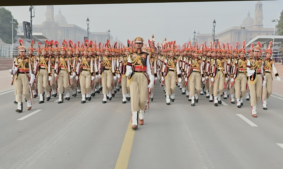 Delhi Police All-Women Band Participates For 1st Time In Republic Day Parade