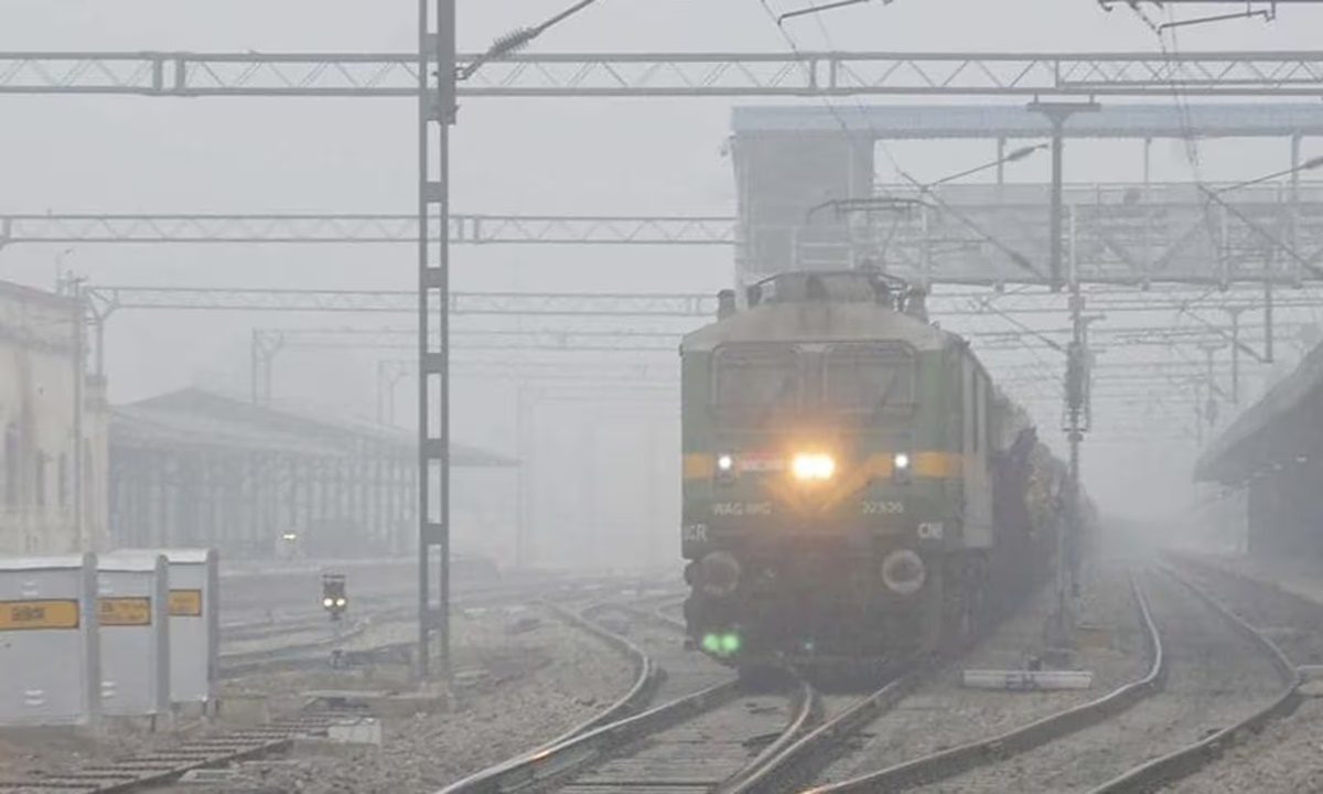 26 Trains Delayed In New Delhi Due To Low Visibility