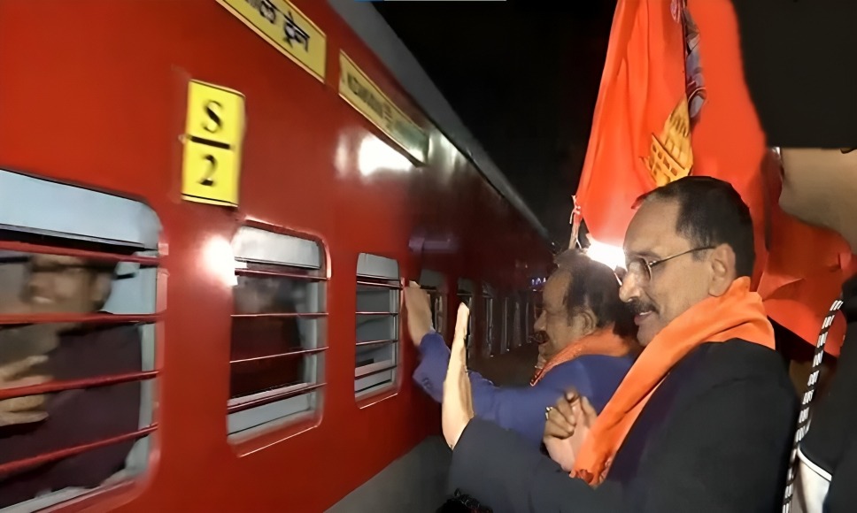 Delhi BJP President Virendra Sachdeva Unveils Special Train To Ayodhya