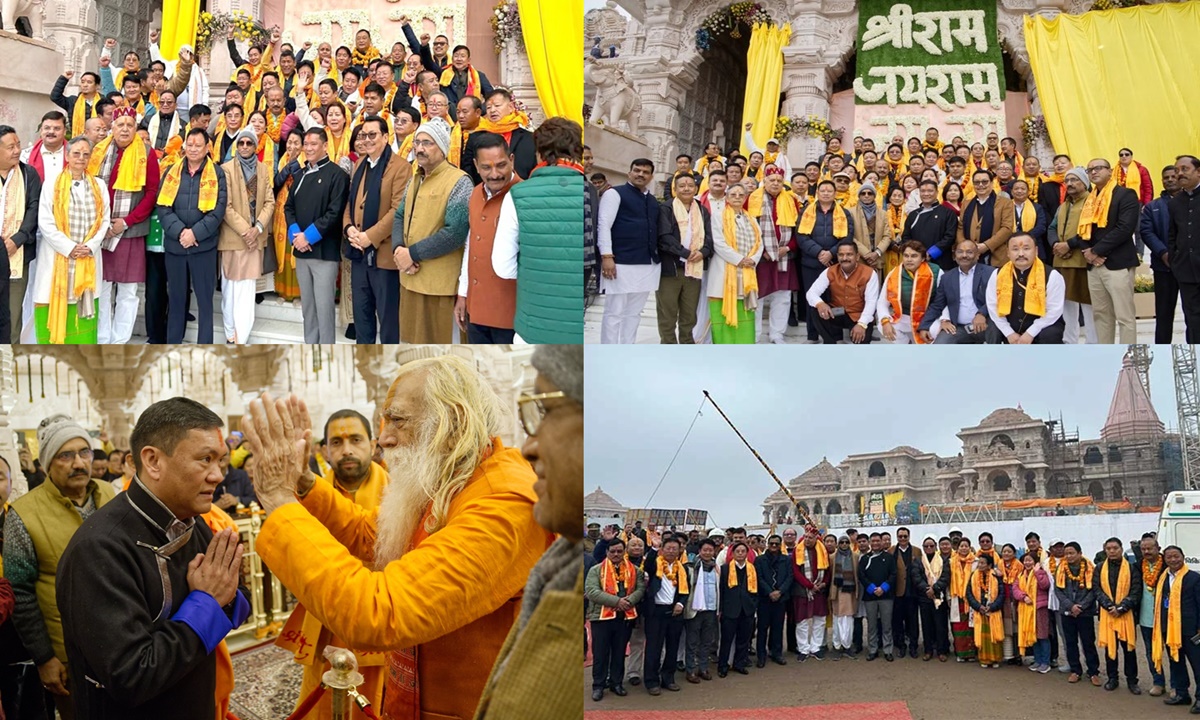 Arunachal CM Pema Khandu Visits Ram Temple In Ayodhya