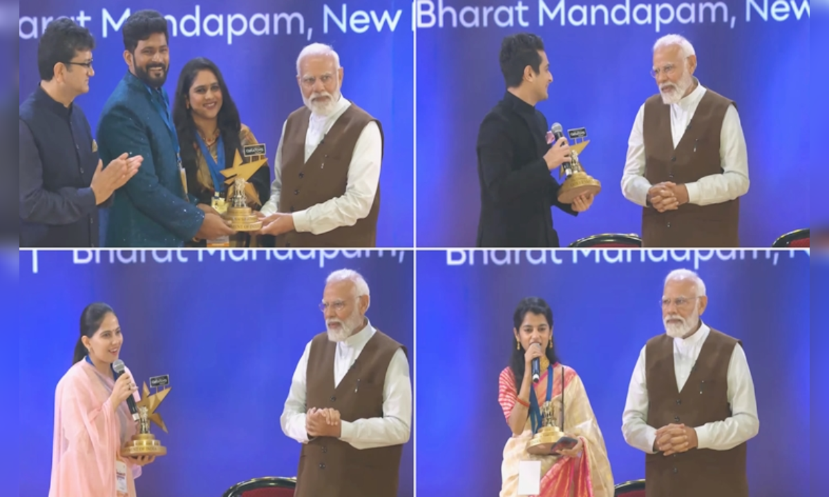 PM Modi Presents First-Ever National Creators Awards
