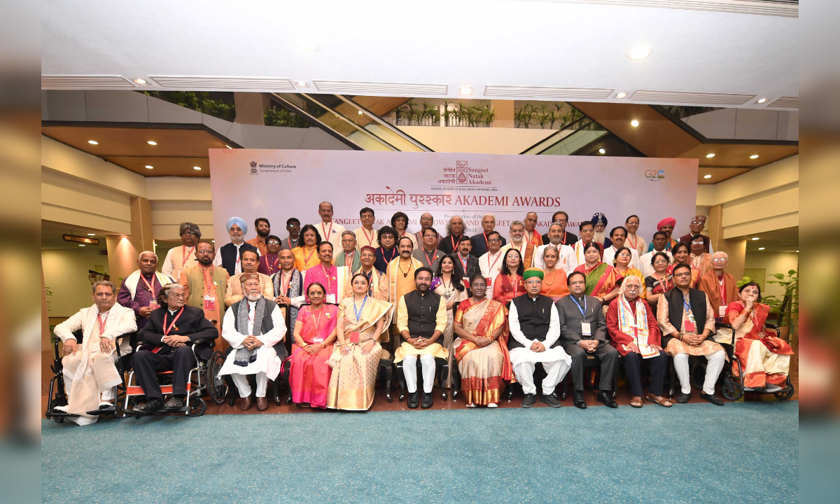President Murmu Confers Sangeet Natak Akademi Fellowships and Awards