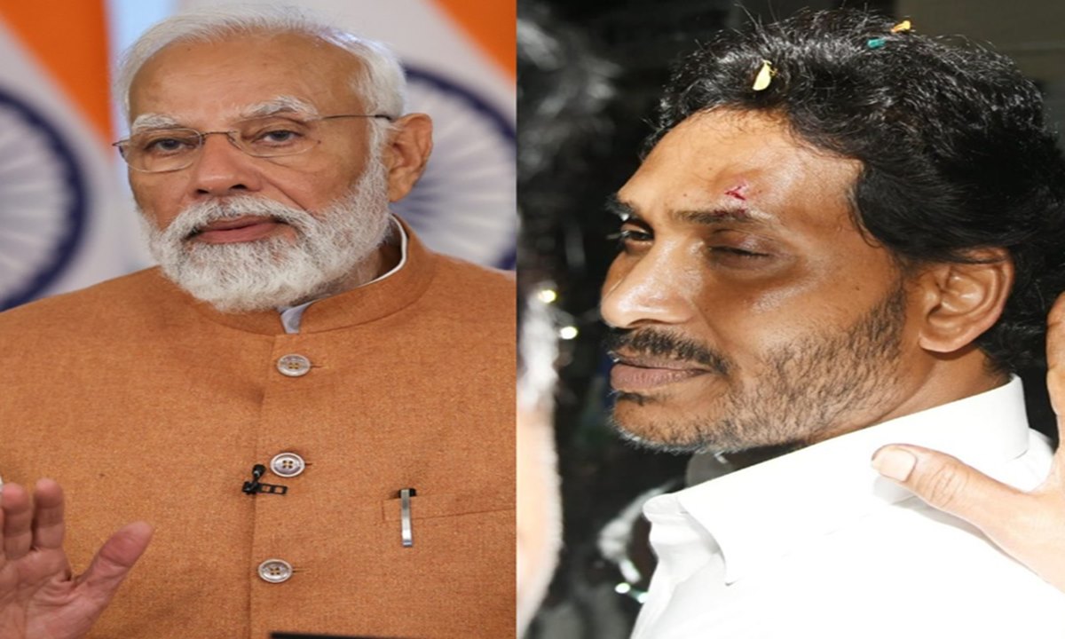 Stone-Pelting Attack: PM Modi Prays For Speedy Recovery Of CM Jagan