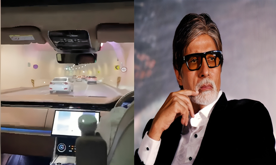 Amitabh Bachchan First Time Experiences Coastal Road Tunnel In Mumbai