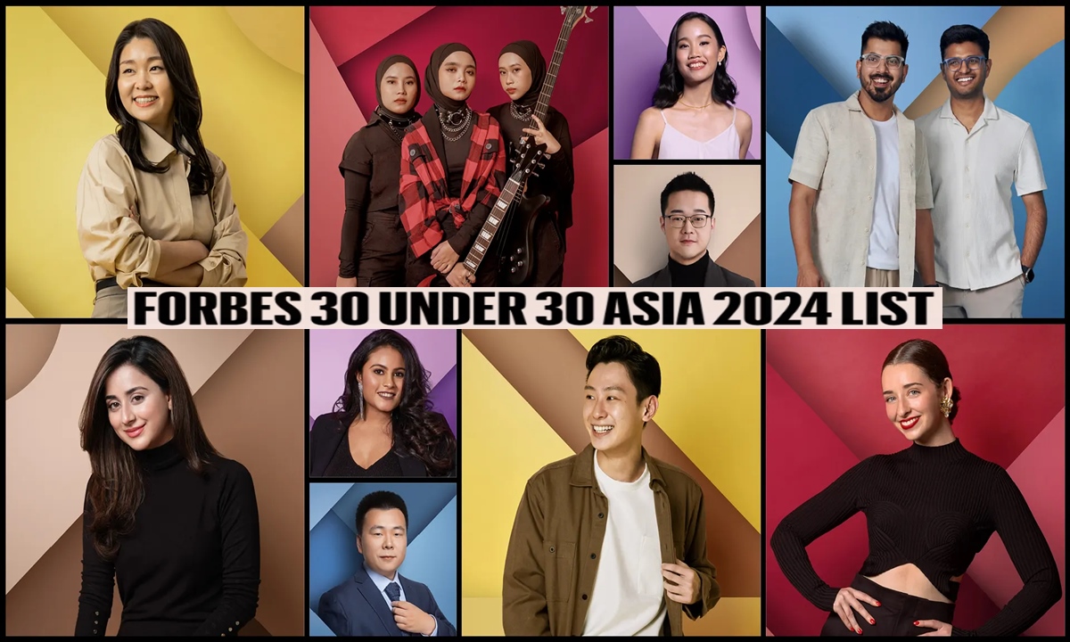 Forbes Releases “30 Under 30 Asia 2024” List