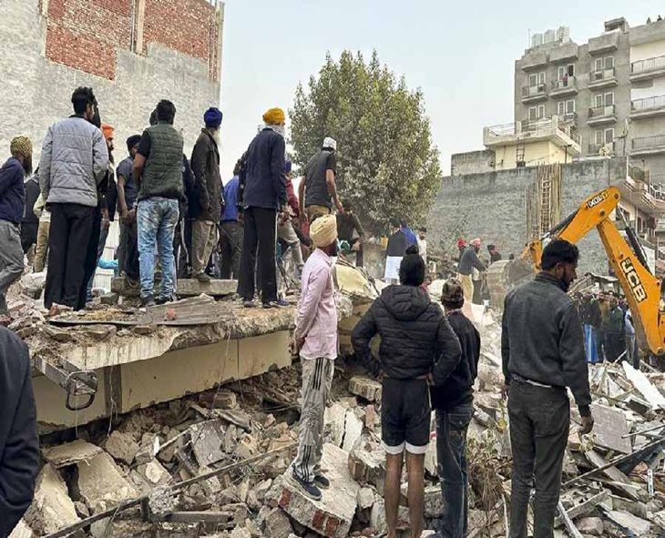 Rescue Operation Underway After Building Collapse In Punjab